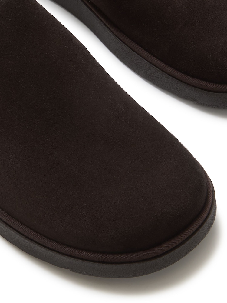 FitFlop Brown Gen-FF Elasticated Suede Mules - Image 4 of 4 FitFlop Brown Gen-FF Elasticated Suede Mules - Image 4 of 4