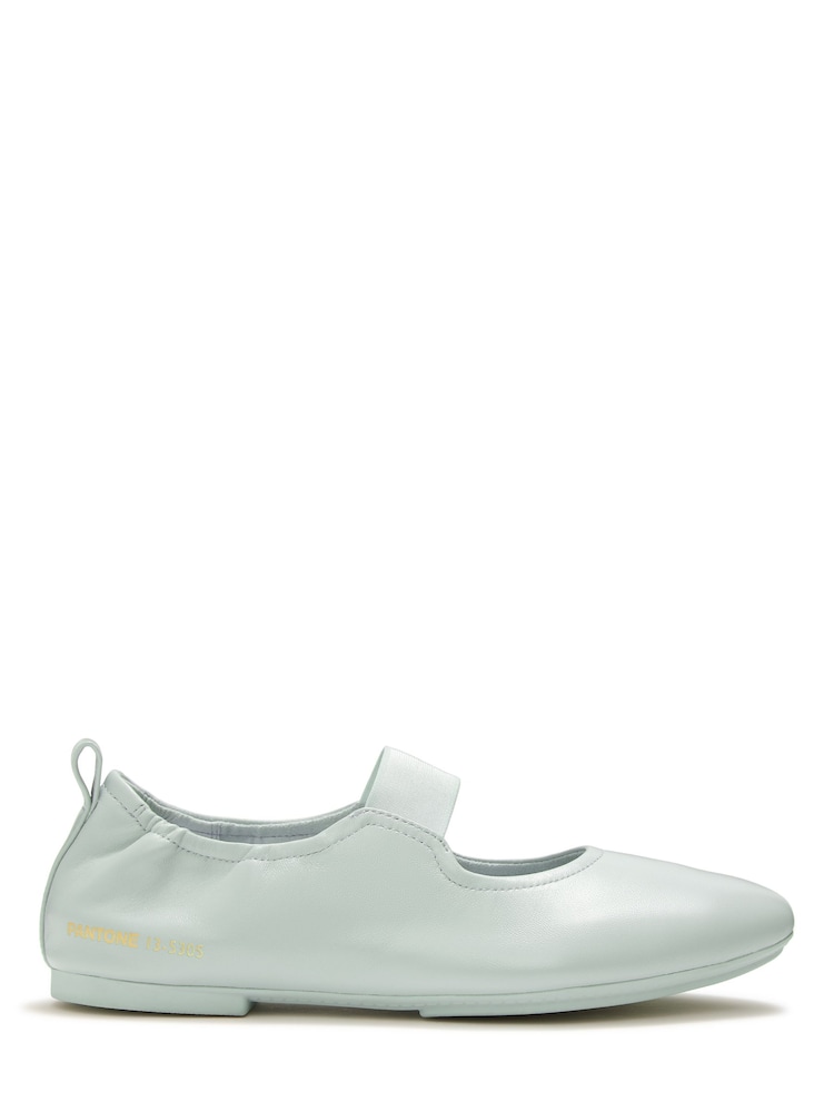 FitFlop Blue Pantone Delicato Poise Leather Mary Janes Shoes - Image 1 of 6 FitFlop Blue Pantone Delicato Poise Leather Mary Janes Shoes - Image 1 of 6