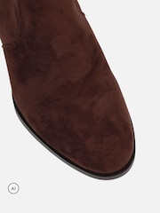 Simmi London Brown Bruce Buckle Detail Block Heeled Boots - Image 4 of 4