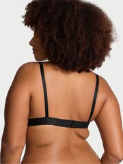 Victoria's Secret Black Diamante Shine Plunge Bralette - Image 2 of 5