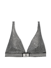 Victoria's Secret Black Diamante Shine Plunge Bralette - Image 4 of 5