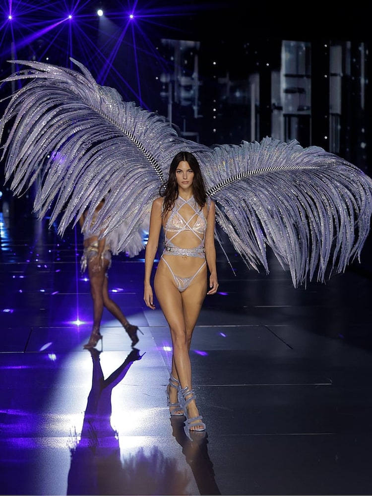 Victoria's Secret Light Blue Sequin Bodysuit - Image 3 of 3