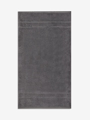 Charcoal Grey Egyptian Cotton Luxe Heavy Weight Towel - Image 7 of 7