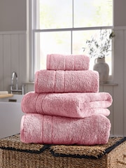 Dusky Pink Egyptian Cotton Luxe Heavy Weight Towel - Image 1 of 7
