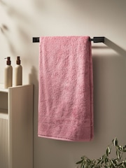Dusky Pink Egyptian Cotton Luxe Heavy Weight Towel - Image 2 of 7