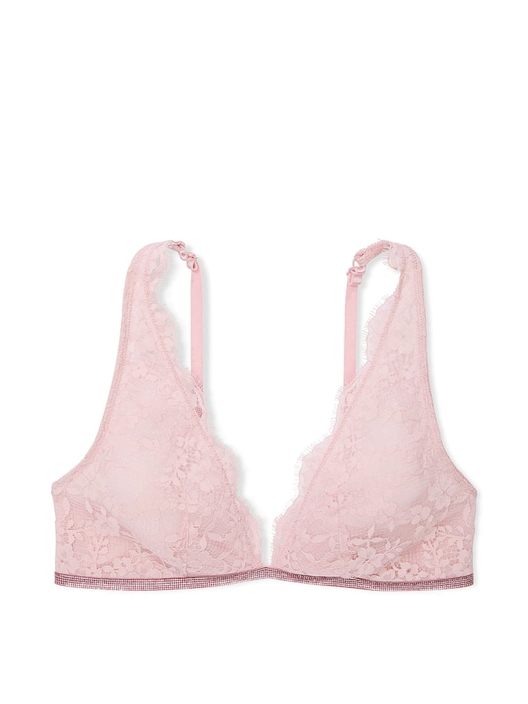 Victoria's Secret - Twinkle Lace Elongated Triangle Bralette - Image 3 of 4
