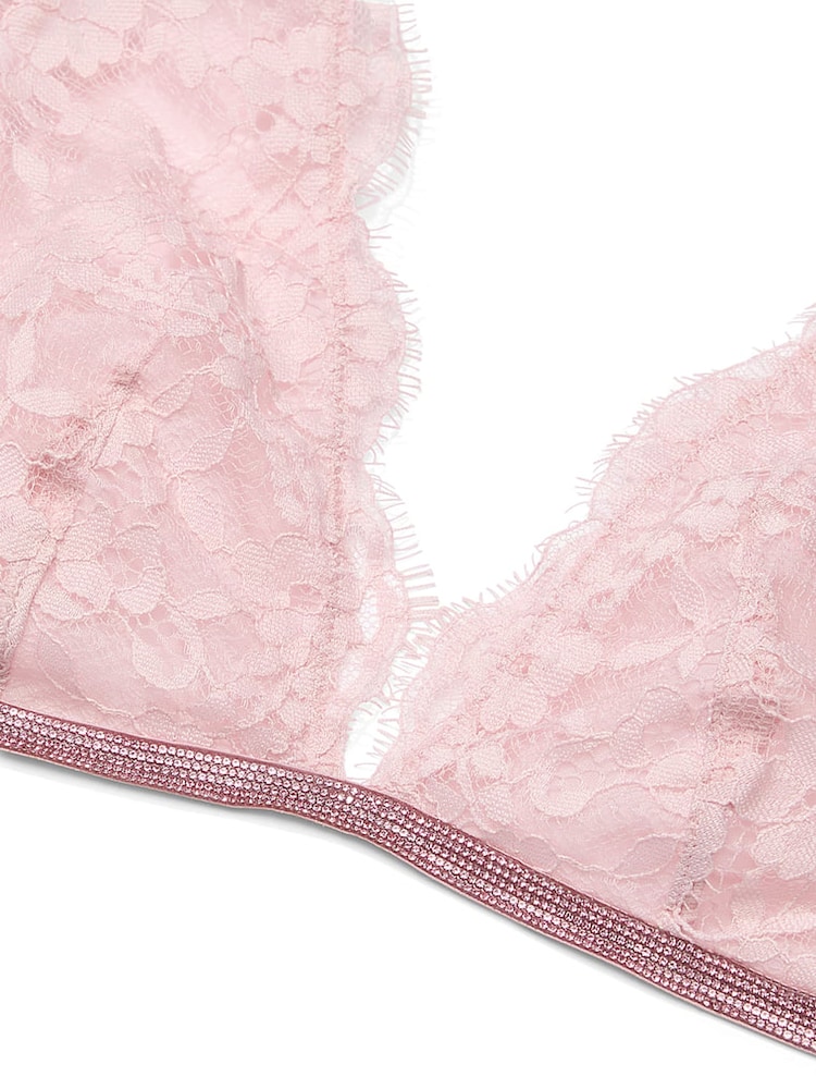 Victoria's Secret - Twinkle Lace Elongated Triangle Bralette - Image 4 of 4