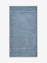 Blue Egyptian Cotton Luxe Heavy Weight Towel - Image 7 of 7