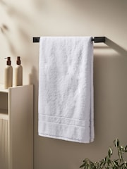 White Egyptian Cotton Luxe Heavy Weight Towel - Image 2 of 4