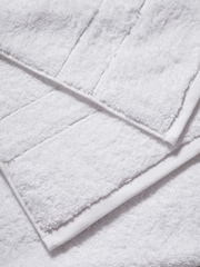 White Egyptian Cotton Luxe Heavy Weight Towel - Image 6 of 7