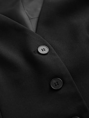 Black Tailored Stretch Waistcoat - Image 7 of 8