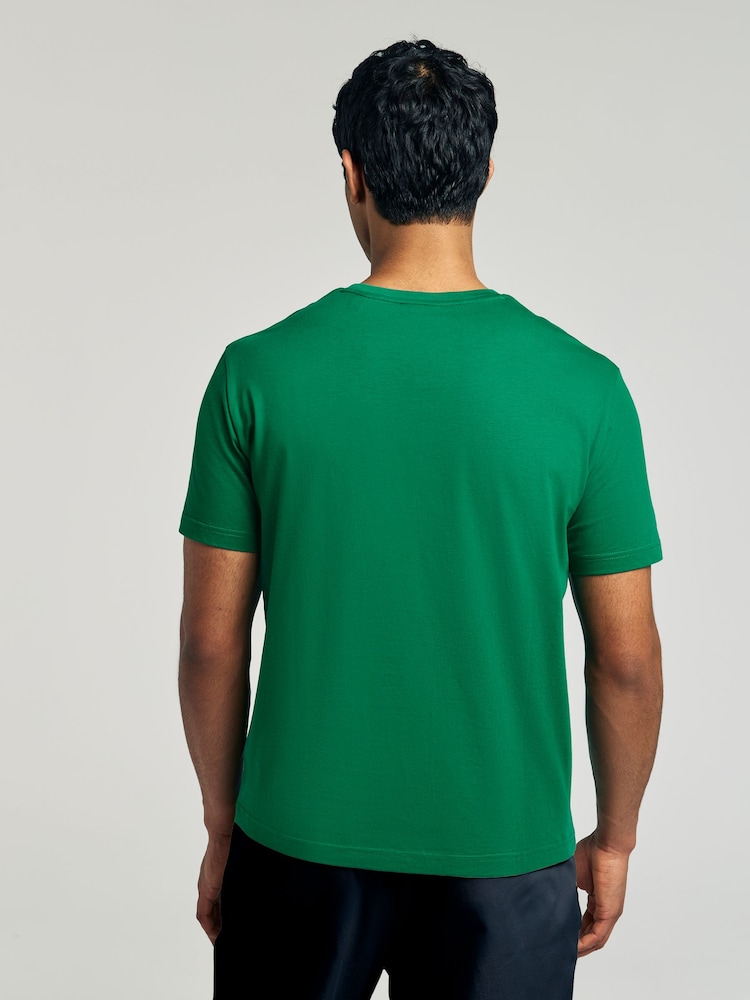 GANT Green Shield Graphic Logo T-Shirt - Image 2 of 4