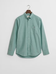 GANT Green Regular Fit Classic Oxford 100% Cotton Shirt - Image 5 of 5