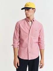 GANT Pink Regular Fit Classic Oxford 100% Cotton Shirt - Image 1 of 5