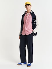 GANT Pink Regular Fit Classic Oxford 100% Cotton Shirt - Image 3 of 5