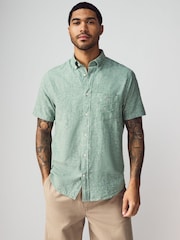 GANT Green 100% Cotton Shirt - Image 1 of 6