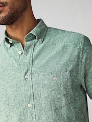 GANT Green 100% Cotton Shirt - Image 3 of 6