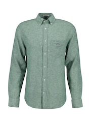 GANT Green 100% Cotton Shirt - Image 5 of 6