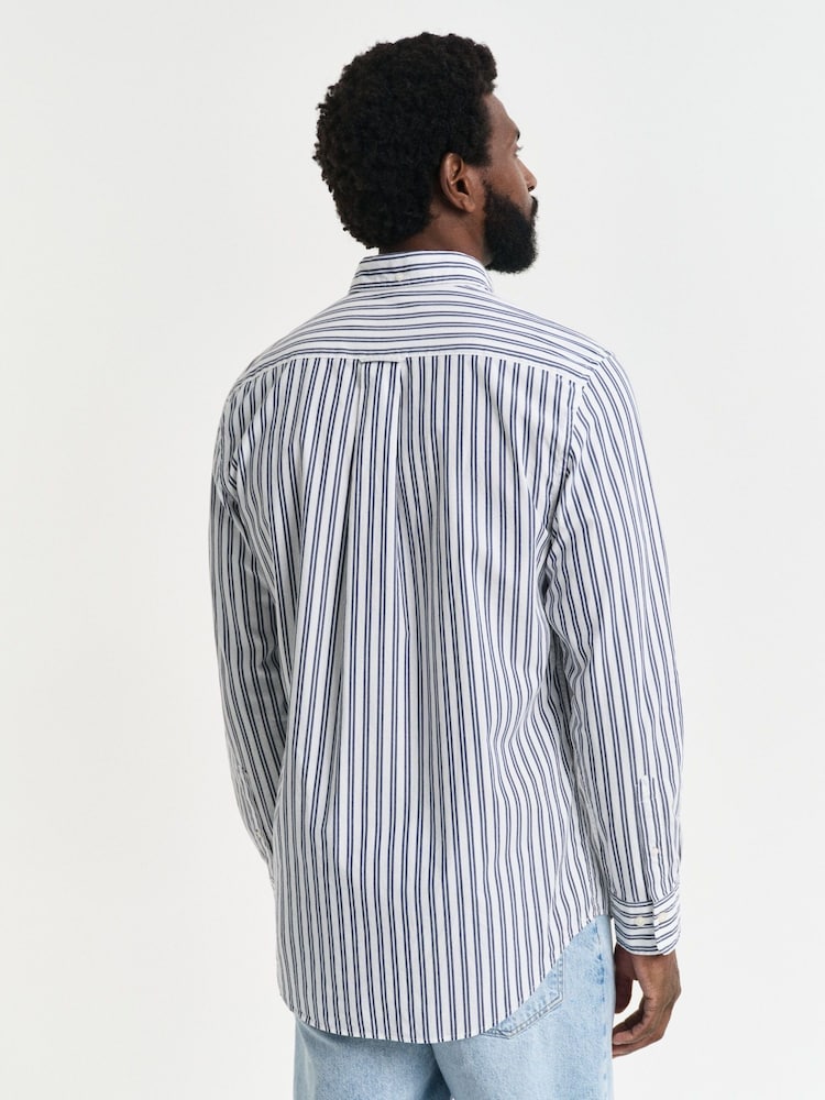 GANT White 100% Cotton Regualar Classic Popplin Shirt - Image 2 of 5