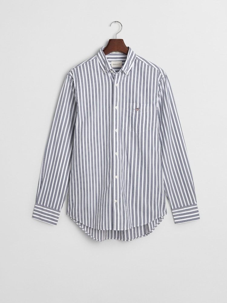 GANT White 100% Cotton Regualar Classic Popplin Shirt - Image 5 of 5