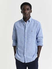 GANT Blue 100% Cotton Shirt - Image 1 of 6