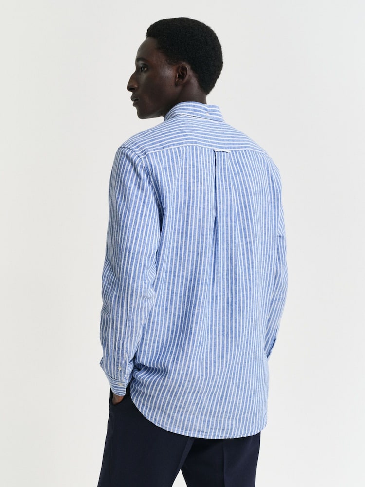 GANT Blue 100% Cotton Shirt - Image 2 of 6