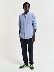 GANT Blue 100% Cotton Shirt - Image 4 of 6