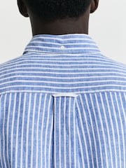 GANT Blue 100% Cotton Shirt - Image 5 of 6