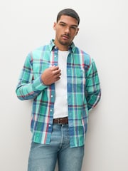 GANT 100% Cotton Regular Fit Seersucker Madras Shirt - Изображение 1 из 6