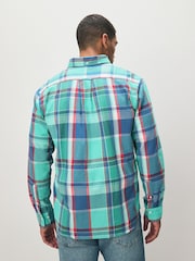 GANT 100% Cotton Regular Fit Seersucker Madras Shirt - Изображение 2 из 6