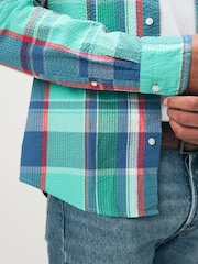 GANT 100% Cotton Regular Fit Seersucker Madras Shirt - Изображение 4 из 6