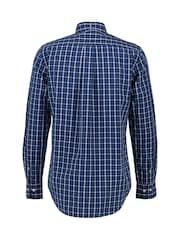 GANT Blue 100% Cotton Regular Fit Indigo Button Down Shirt - Image 2 of 2