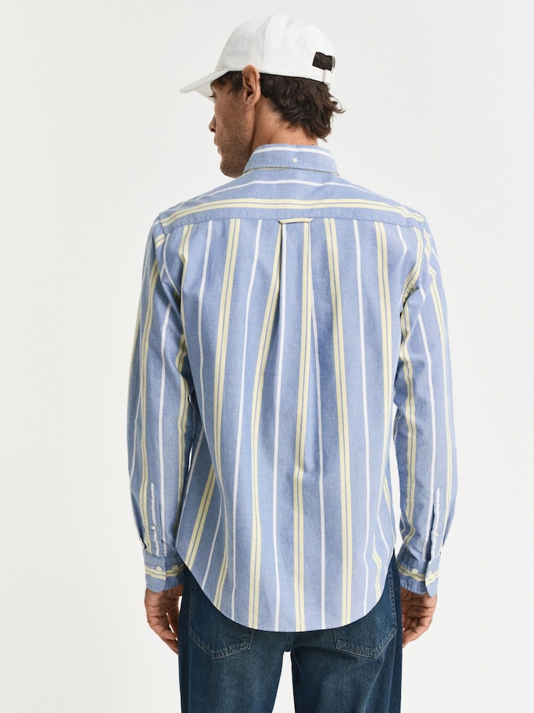 Camisa Oxford de algodón 100 % y corte estándar con diseño clásico a rayas de Gant - Imagen 2 de 5 Camisa Oxford de algodón 100 % y corte estándar con diseño clásico a rayas de Gant - Imagen 2 de 5