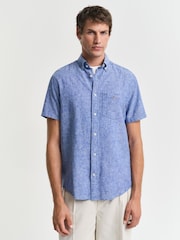 GANT Light Blue 100% Cotton Shirt - Image 1 of 6
