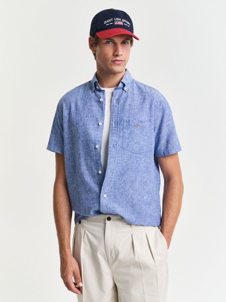 GANT Light Blue 100% Cotton Shirt - Image 2 of 6
