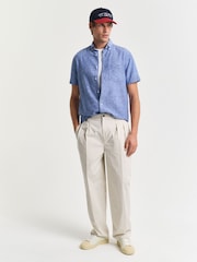 GANT Light Blue 100% Cotton Shirt - Image 4 of 6