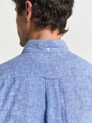 GANT Light Blue 100% Cotton Shirt - Image 5 of 6