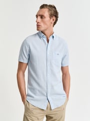 GANT Pale Blue 100% Cotton Shirt - Image 3 of 7