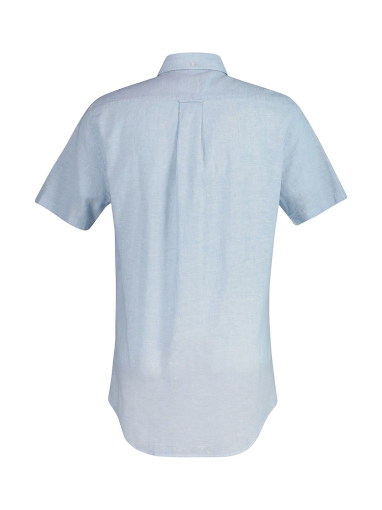GANT Pale Blue 100% Cotton Shirt - Image 7 of 7
