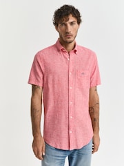 GANT Red 100% Cotton Shirt - Image 3 of 7