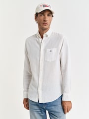 GANT White 100% Cotton Shirt - Image 1 of 8