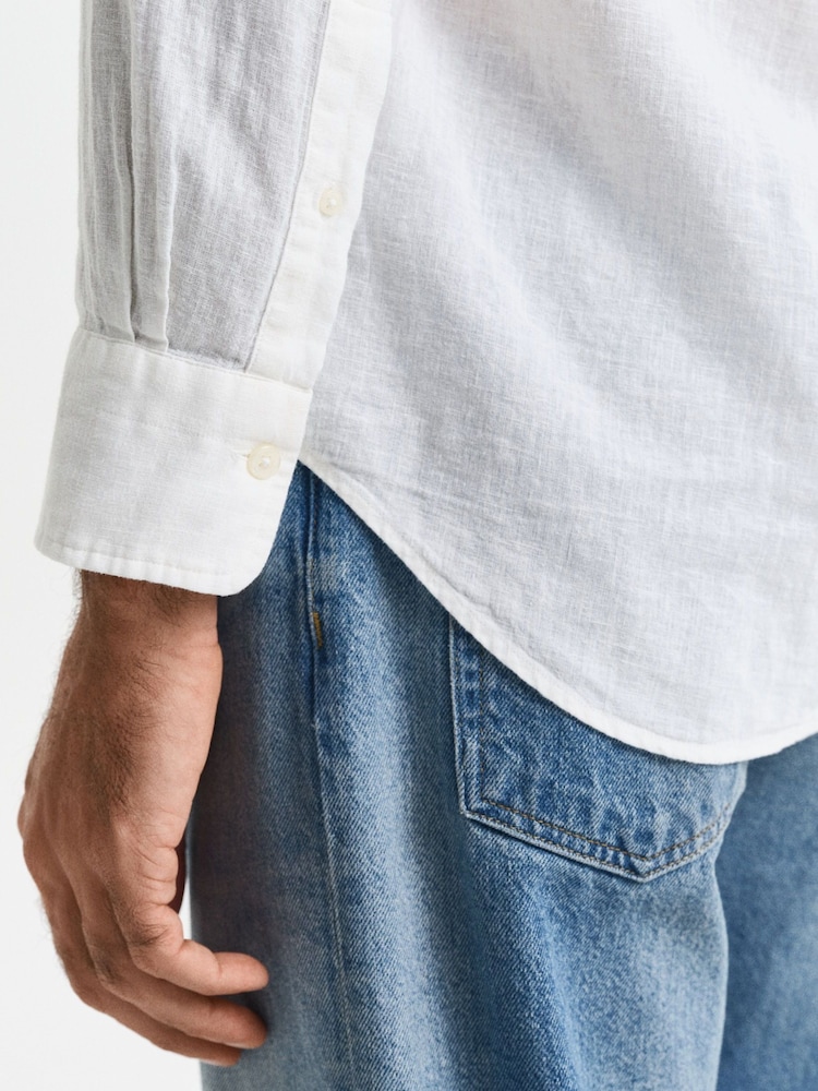 GANT White 100% Cotton Shirt - Image 6 of 8