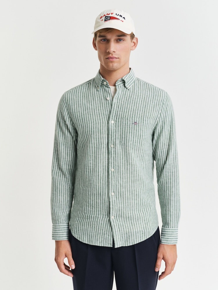 GANT Green 100% Cotton Shirt - Image 1 of 7