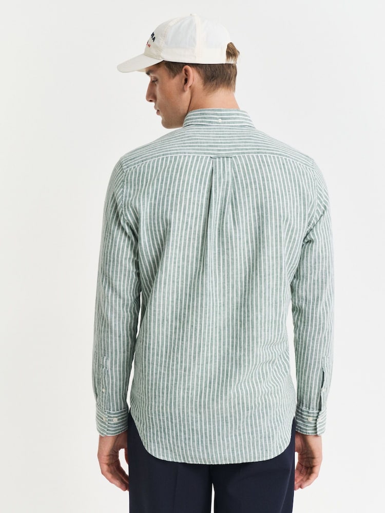 GANT Green 100% Cotton Shirt - Image 2 of 7