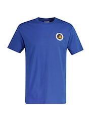 GANT Blue Short Sleeve 100% Cotton Graphic T-Shirt - Image 4 of 5