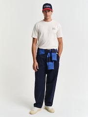 GANT Cream 100% Cotton T-Shirt - Image 3 of 5
