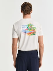 GANT Back Graphic Logo T-Shirt - Bild 2 von 6