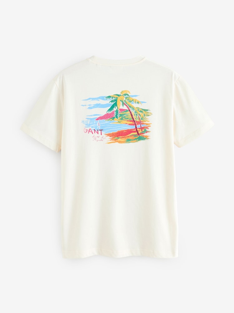 GANT Back Graphic Logo T-Shirt - Bild 6 von 6