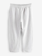 Grey Heavyweight 100% Cotton Joggers - Image 5 of 7