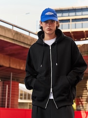 Noir - EDIT Heavyweight 100% Cotton Sweat-shirt à capuche - Image 1 of 1